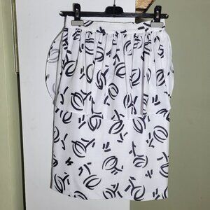 ❤️ 3 for $35 VINTAGE  handmade peplum midi pencil skirt  small medium